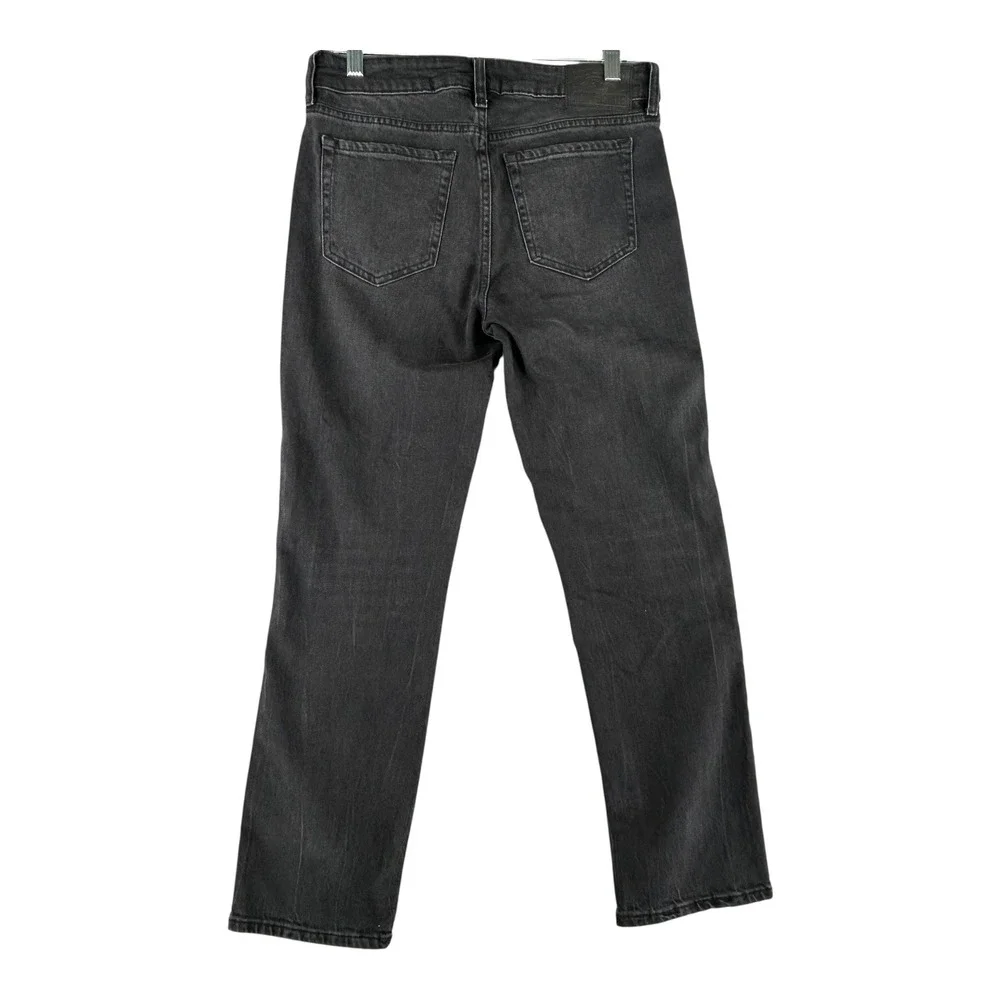 Aeropostale‎ Mid Rise Ankle Straight Stretch Womens Size 6R Jeans Gray Wash